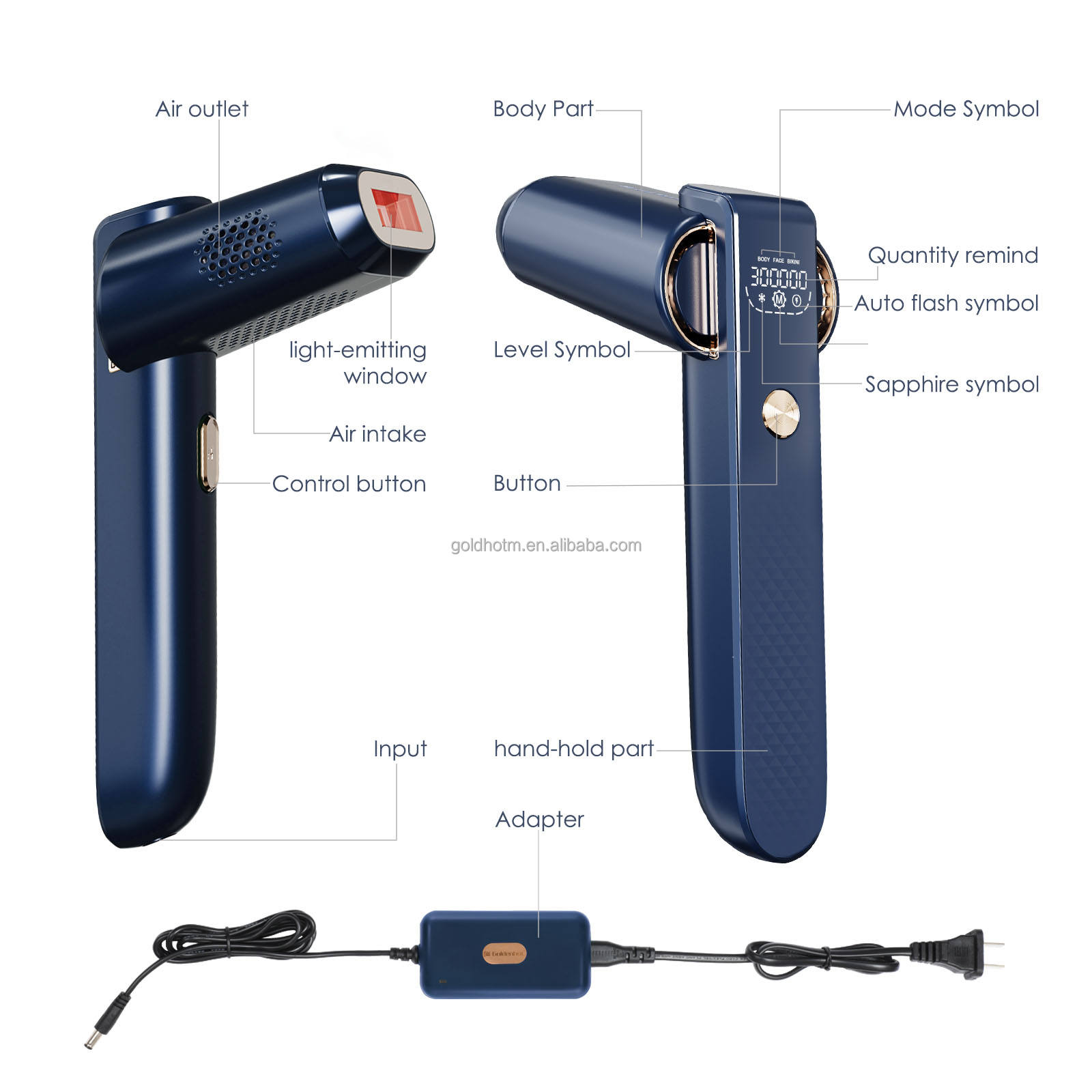 IPL Sapphire Ice Pro — detailed view